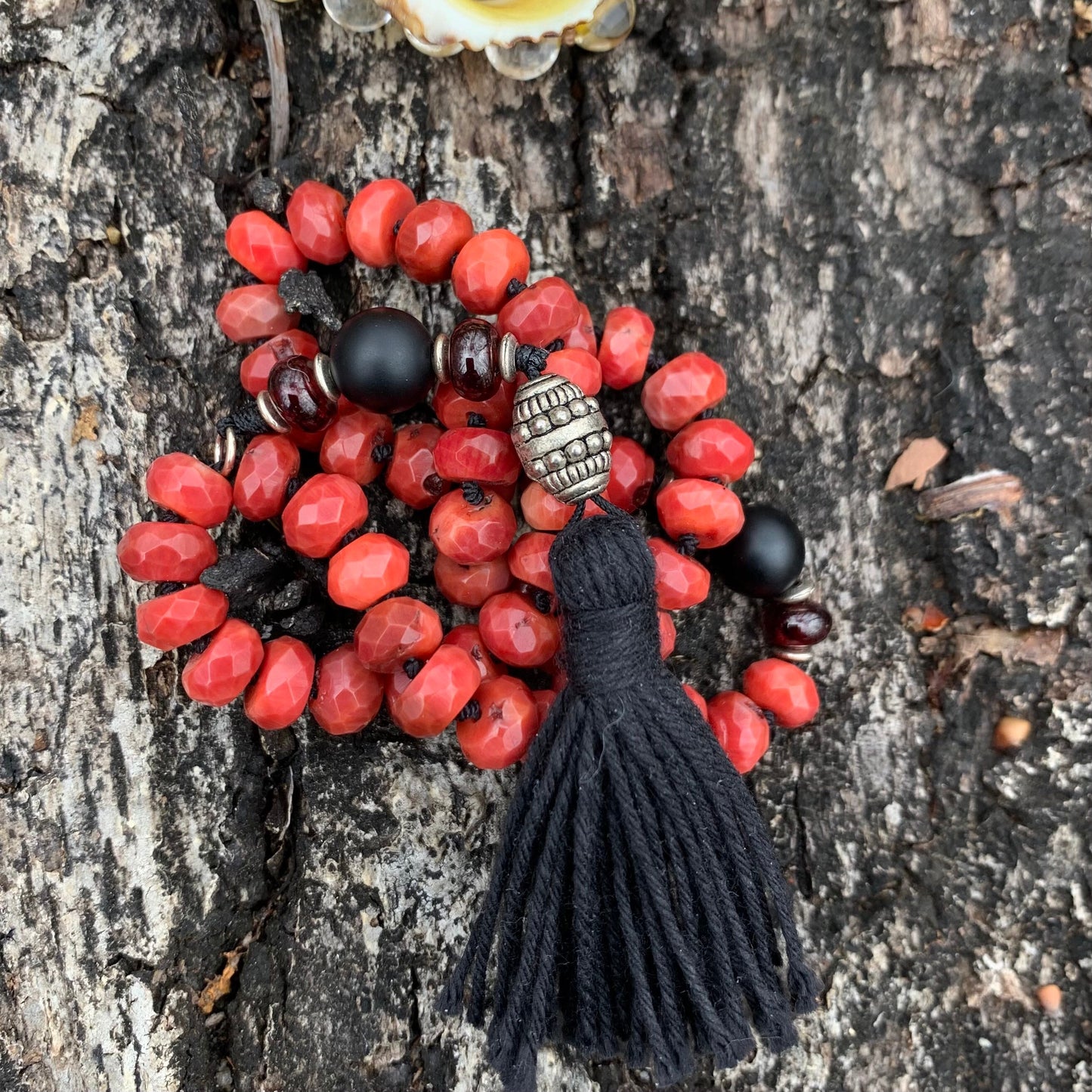 Mini mala chakra set - altar adornment, meditation, mantra, prayer. Support your spiritual practice with this beautiful collection!